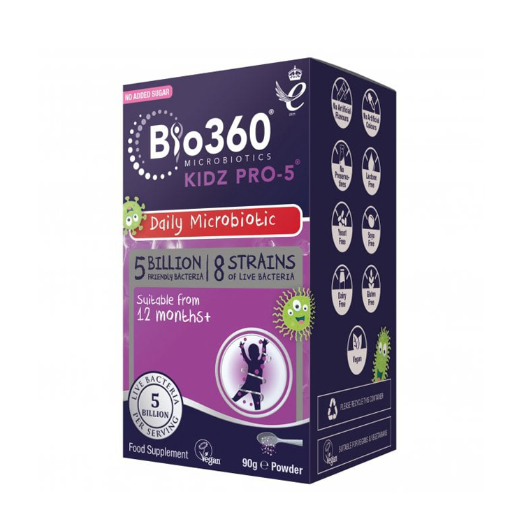 Natures Aid Bio360 Kidz Pro 5 Daily Microbiotic 90g